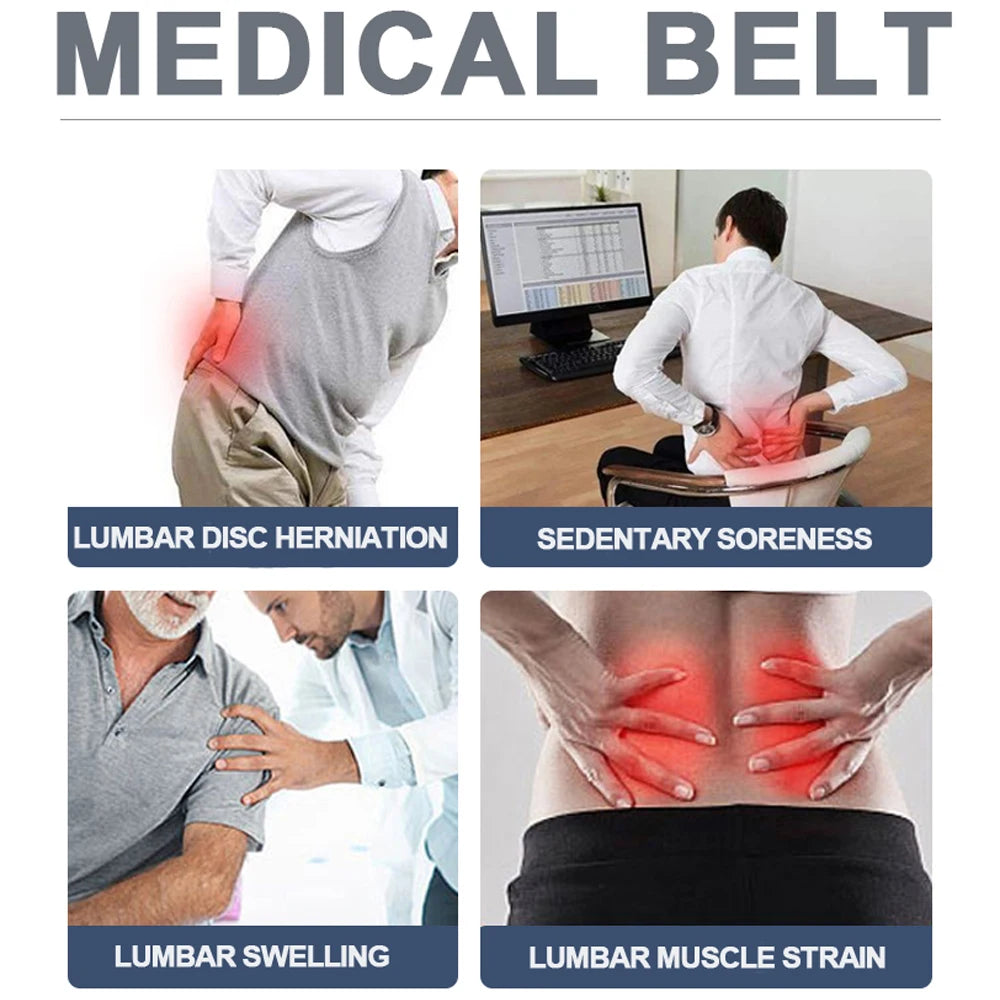 Heavy Duty Back Brace for Lifting - Lower Back Pain Relief & Support for Men & Women - Work, Gym Sport - Breathable & Adjustable