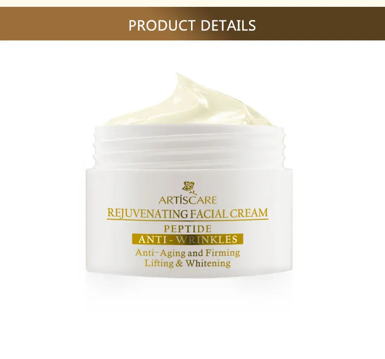 ARTISCARE Peptide Anti Wrinkle Facial Cream Whitening Lifting Day Cream Skin Care Anti Aging Acne Treatment Firming Face Cream