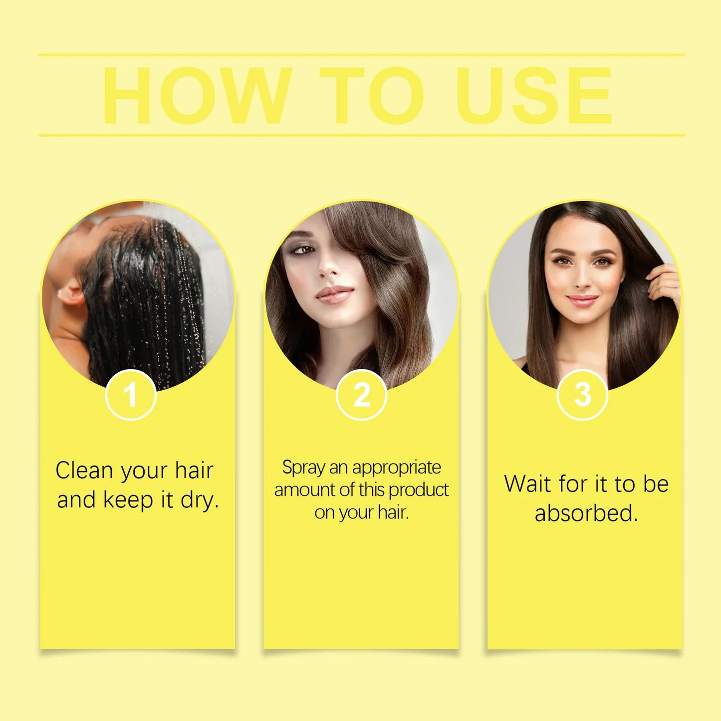 Hoegoa 80ml Nourishing Hair Care Essential Oil spray Soften and Nourish Hair, Moisturize, Improve Dry Scalding Dyeing Care spray