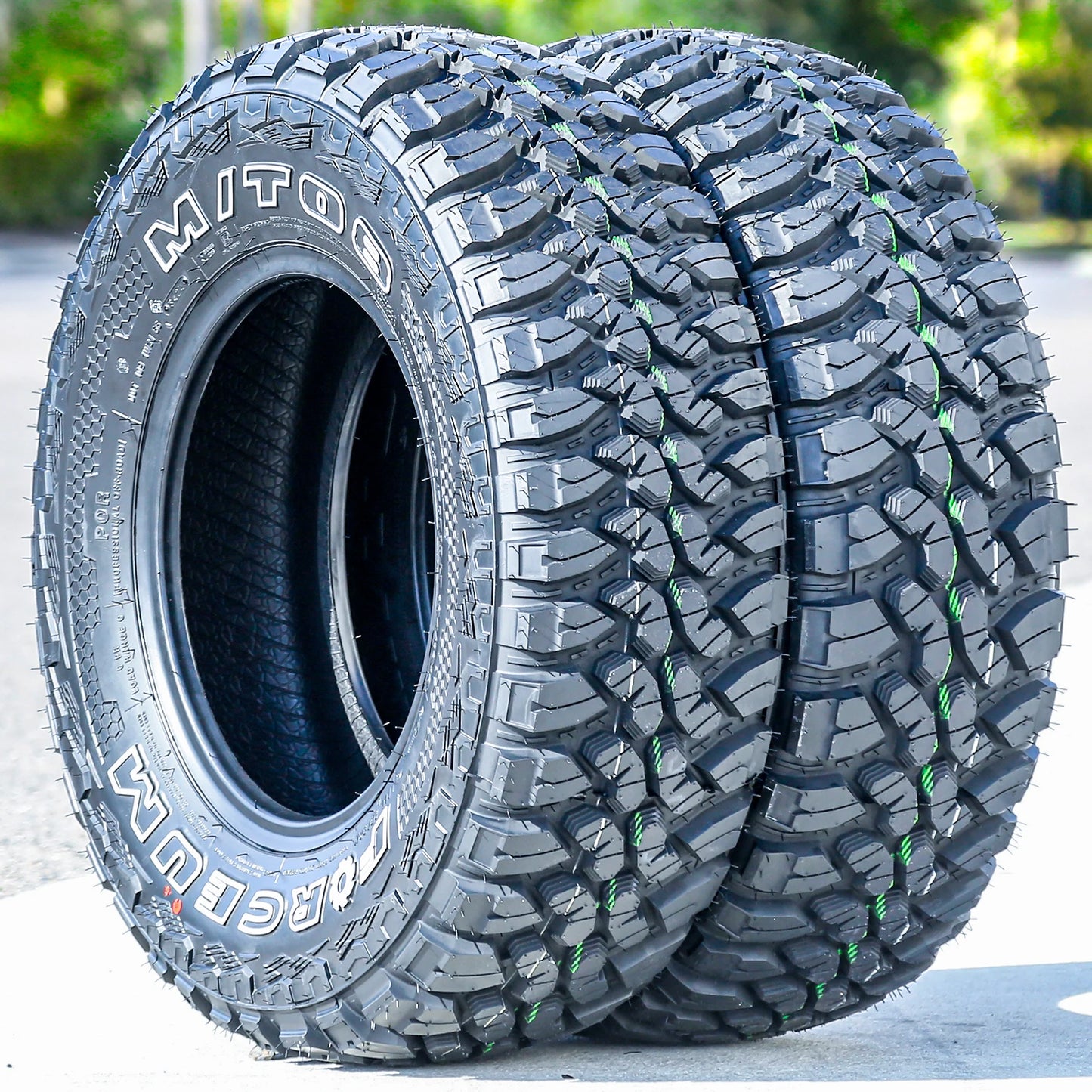4 Tires Forceum M/T 08 Plus LT 235/75R15 Load C 6 Ply (OWL) MT Mud
