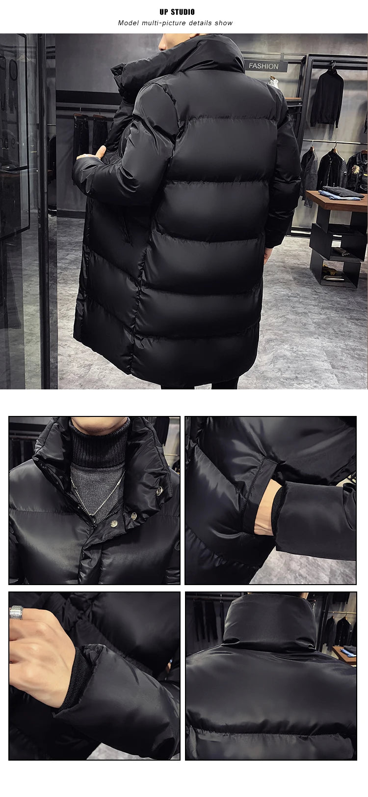 Plus Size 5XL Winter Casual Long Down Jacket 2022 New Men's High Quality Casual Fashion Parka Men's Thick Windbreaker Jacket