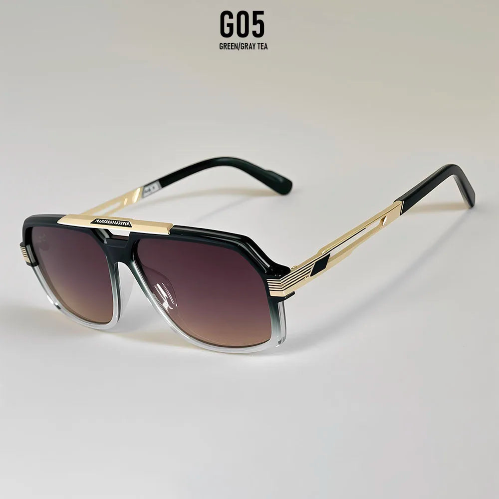 Brand Design Square Sunglasses Women UV400 Protection Sunglass Men Beach Vacation Fashion Glasses Gafas De Sol Hombre Zonnebril