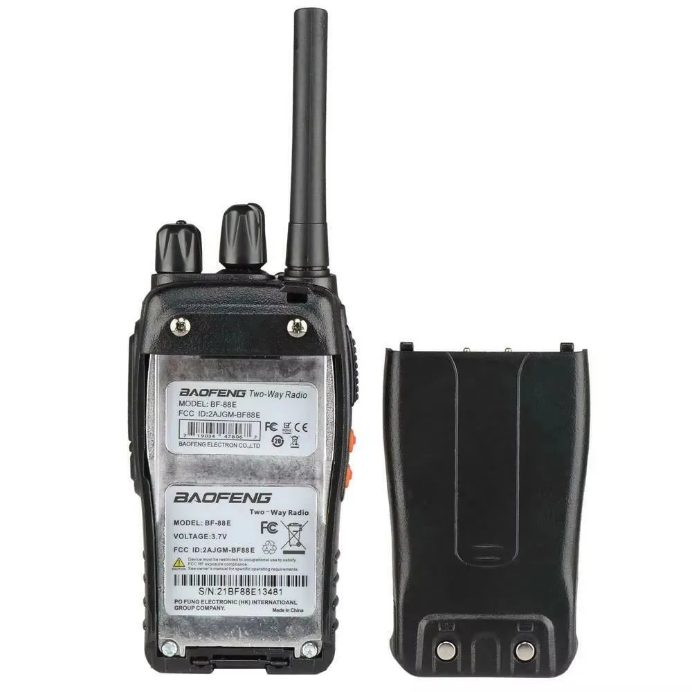 2pcs/lot Wholesale Original Baofeng BF-88E 5km Long Range Walkie Talkie Two Way Radio Channel 16 self-driving travelling