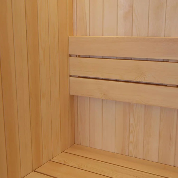 Hot Sale Modern Electric 9kw Outdoor Red Cedar Solid Wood 4 Person Far Infrared Wet Steam Traditional Sauna Room Health Benefits