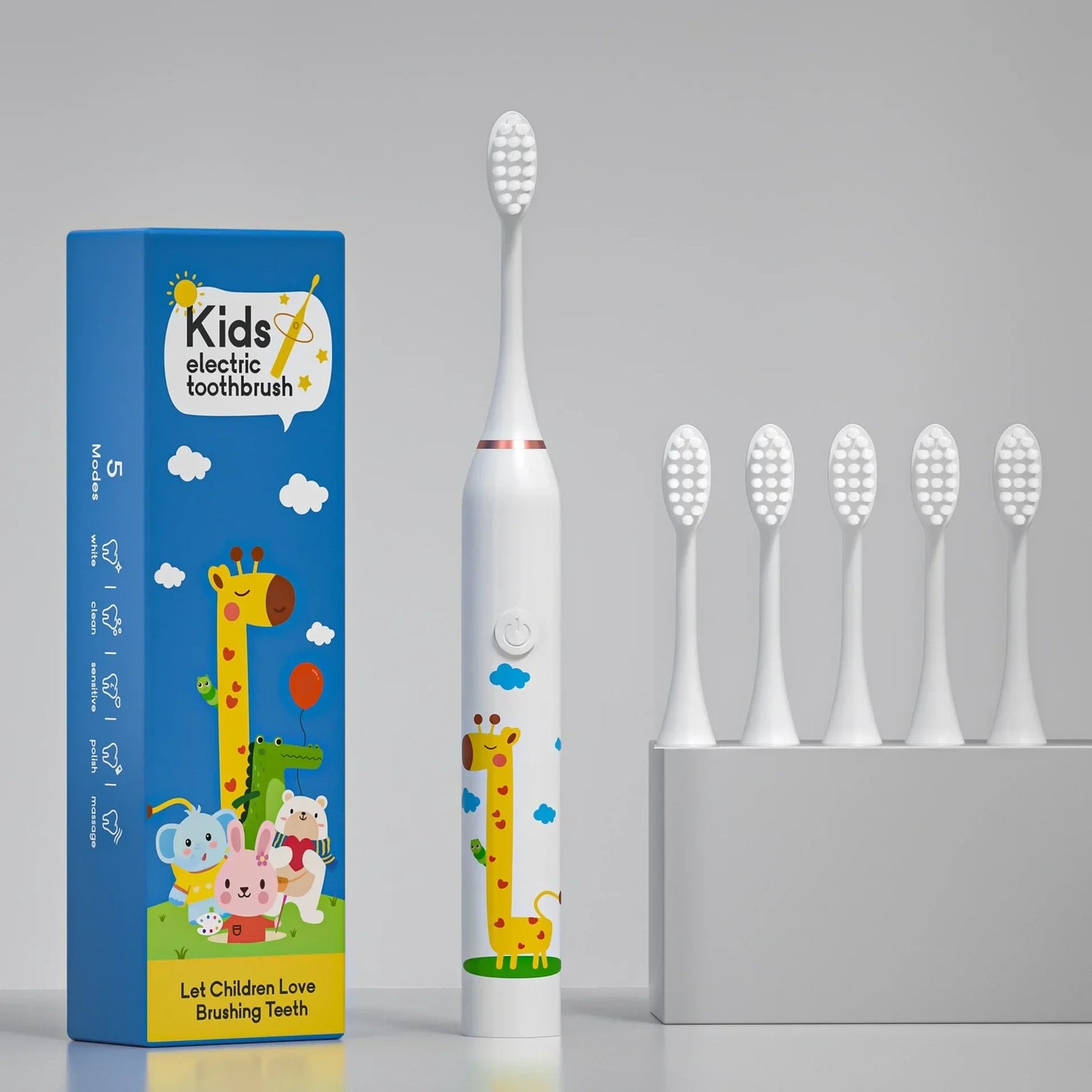 Xiaomi Mijia New Child Sonic Electric Toothbrush Electric Cartoon Toothbrush for Kids Replace Kids Electric Toothbrush