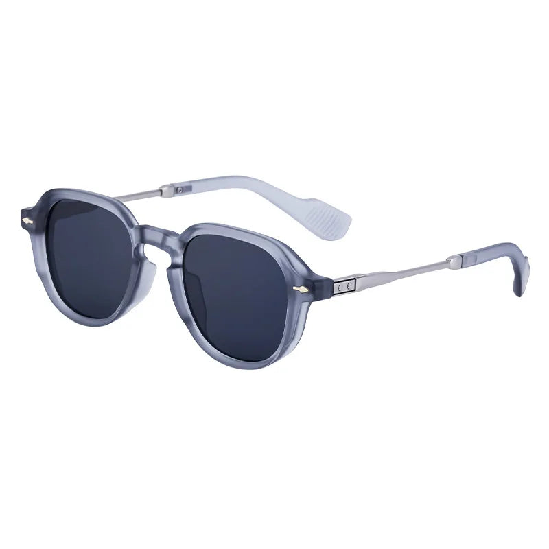 Retro Style Rectangular Frame Sunglasses Luxurious Outdoor Street Photography Sunscreen Glasses Fishing Driving
