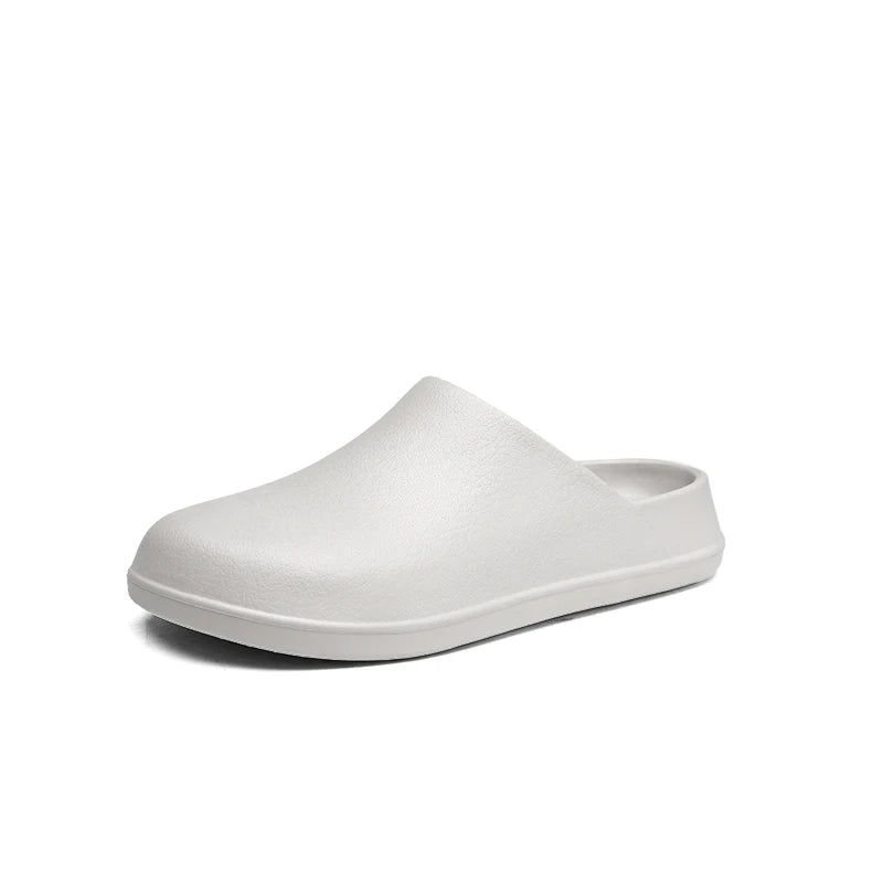 Men's Slippers Couples Garden Clog Women Water Proof Chef Casual Shoe Comfortable Outdoor Sandal for Pet Workers