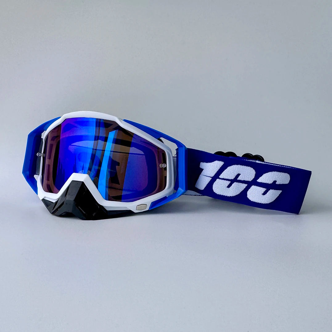 100 Motocross Goggles HD Lens Motorcycle Anti-fog Eyeglasses Sports Windproof Protect Riding Men Women Moto MX MTB Sunglasses