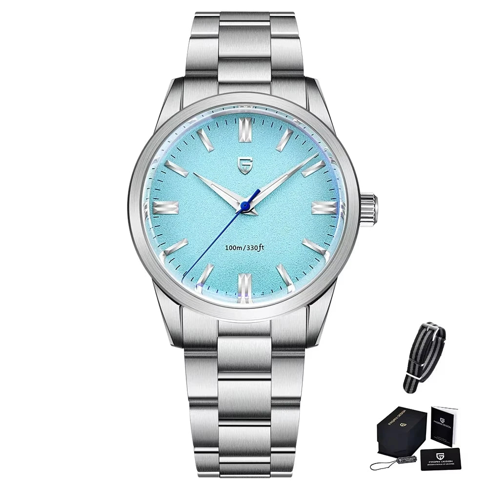 2025 PAGANI DESIGN 38MM Men's Quartz Watches PD1731 VH31 Mov Classic Fashion Stainless Steel Sport Waterproof Clock reloj hombre
