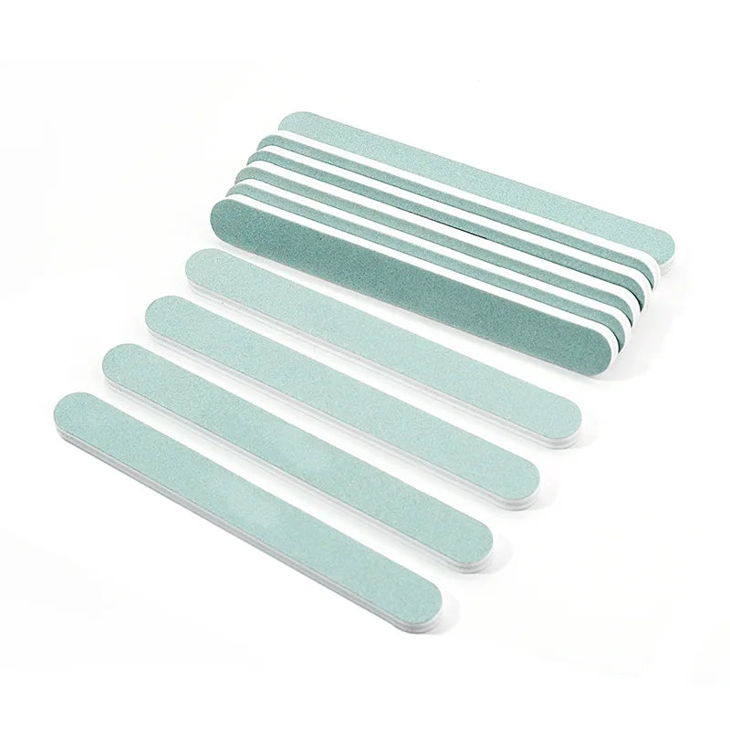 Nail File 600/3000 Grit Wooden Nail File, Professional Washable Doubled Sides Nail File Kit for Natural Acrylic Nails Coarse