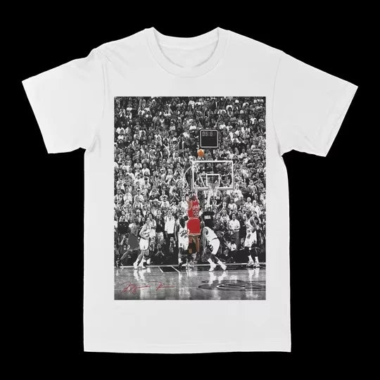 2025 Michael Jordan Signature Moment Trend Graphic Printing Summer Luxury Brand Cotton Men's and Women's T-Shirts Short Sleeves