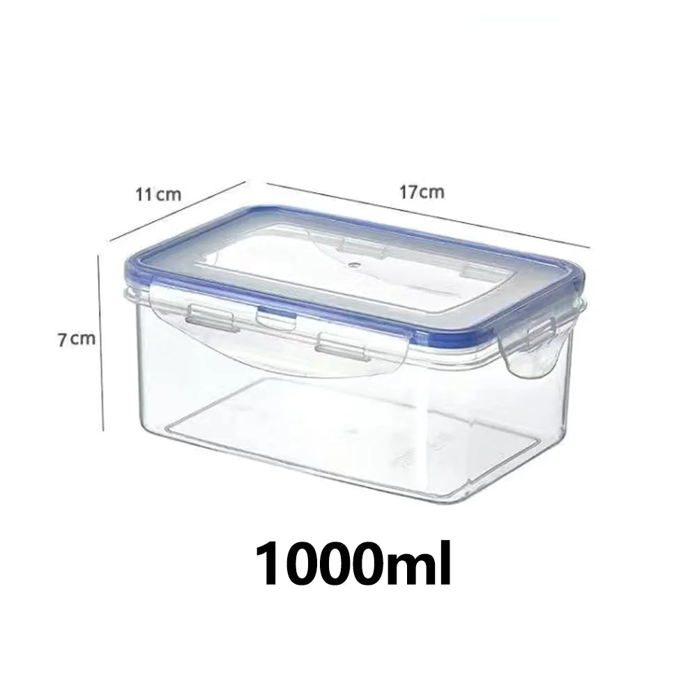 Stackable Airtight Food Containers BPA-Free Kitchen Storage for Meal Prep & Fresh Produce Fridge & Microwave Safe