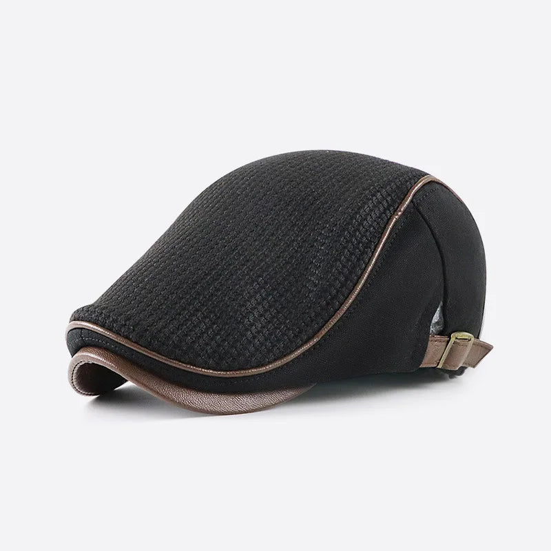 Men Knitted Beret Hat Women Adjustable Newsboy Hats Dad Cabbie Gatsby Cap Driving Flat Ivy Caps