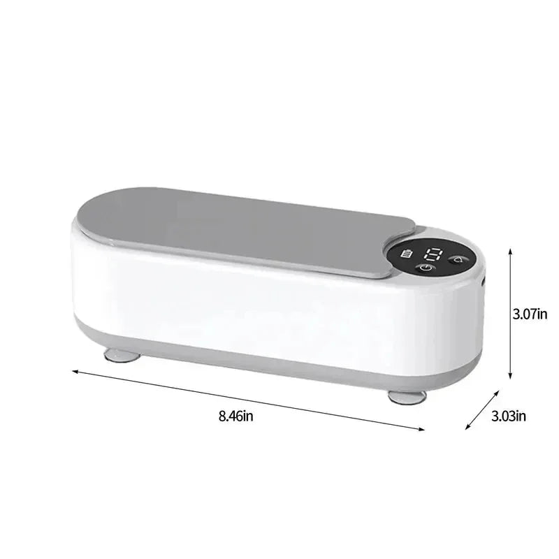 1pc High-frequency Ultrasonic Glasses Cleaner Machine - Wireless Control, Multi-purpose Cleaning For Eyewear And Accessories New