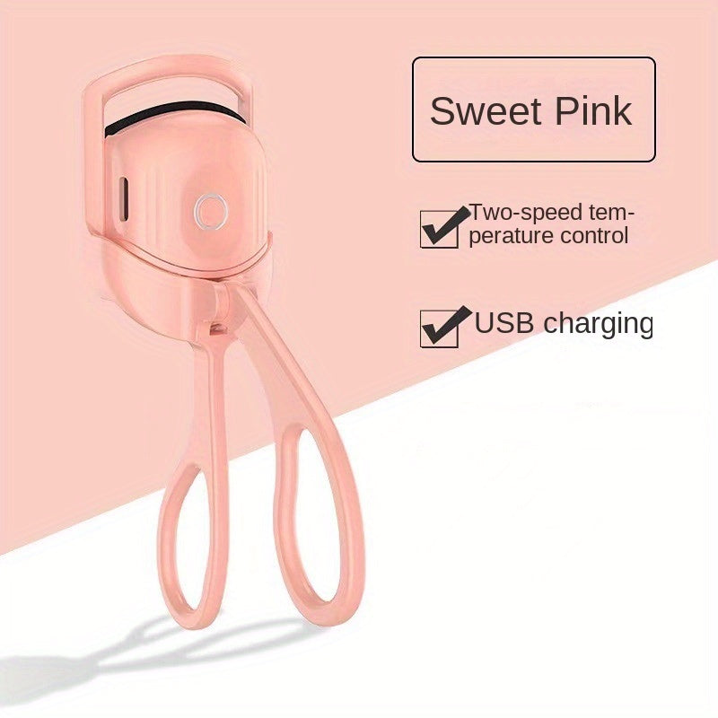NIJ Electric Eyelash Curler with Technology - Corded Curling Device, Instant Volume & Lift, No to Lashes, for & (Plug-in, System) - Beauty Electronics for Sensitive Scalp/Collagen