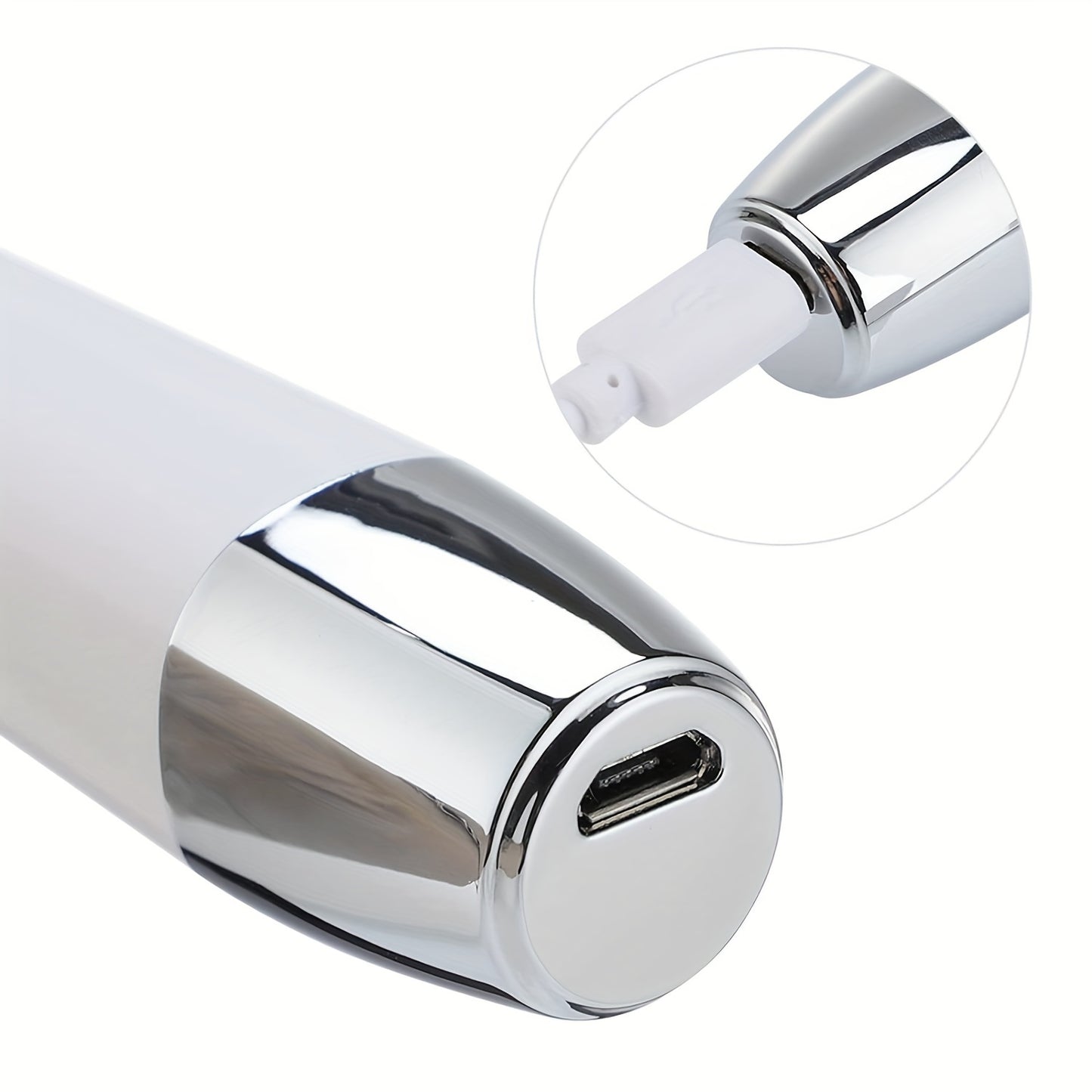 Rechargeable Heated Eye Massager Pen - Cosmetic Instrument - Hot & Cold Face Lifter, Relaxes Dark Circles, Eye Bags, Puffiness, Soothes Facial Tension, Perfect Birthday, Christmas Gift for Women and Men