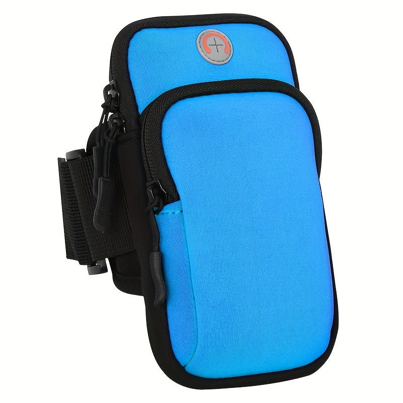 Waterproof Running Arm Bag - Water-Resistant Design with Spacious Compartment and Secure Strap for Men and Women - Perfect for Outdoor Sports and Fitness Activities like Running, Jogging, Cycling, and Hiking