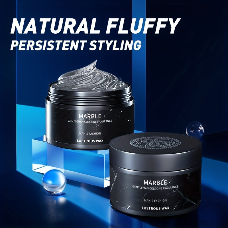 3.53oz Gentleman Cologne Hair Wax - Strong Hold Hair Styling Wax Gel for Men - Fragrant and Long-Lasting