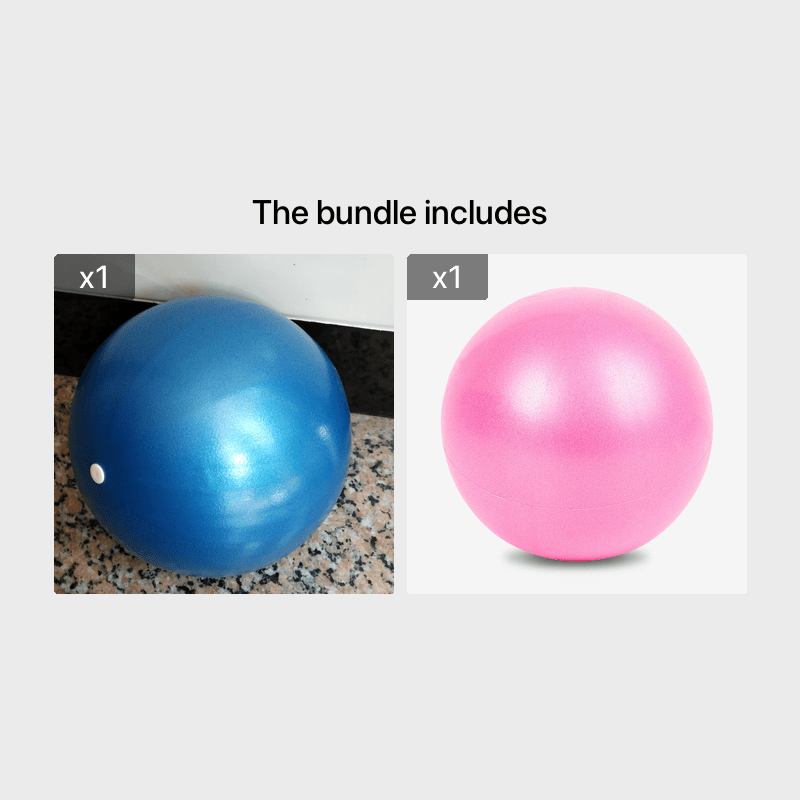 1pc 9.84-Inch  Yoga Ball for Shaping, Pilates Ball for Glutes, Home Fitness Balance Ball