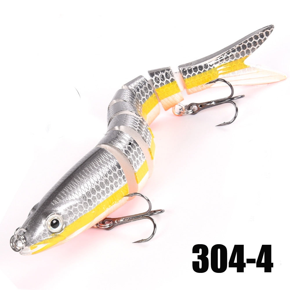 Fishing Lures Multi Jointed Swimbait Crankbait Slow Sinking Bionic Artificial Bait Freshwater Saltwater Trout Bass Fishing Accessories 20g 0.7oz/13.5cm 5.31inch
