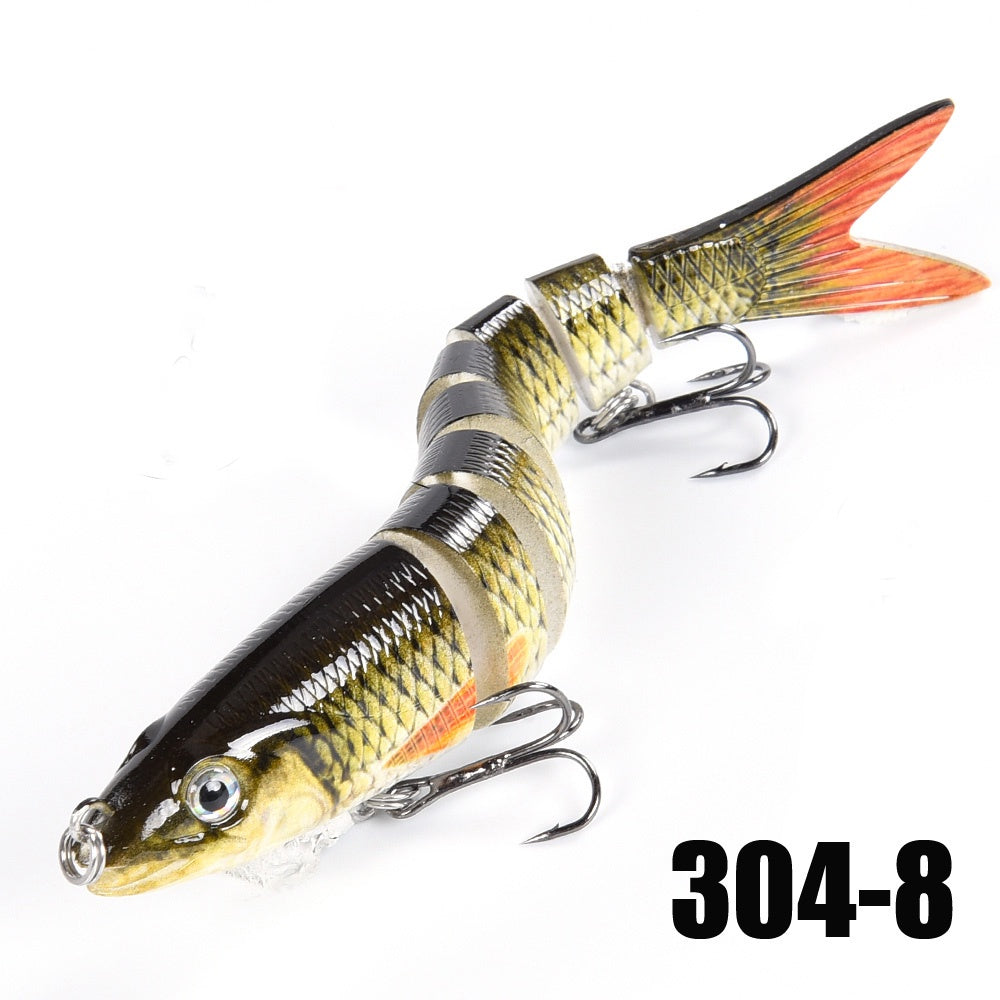 Fishing Lures Multi Jointed Swimbait Crankbait Slow Sinking Bionic Artificial Bait Freshwater Saltwater Trout Bass Fishing Accessories 20g 0.7oz/13.5cm 5.31inch