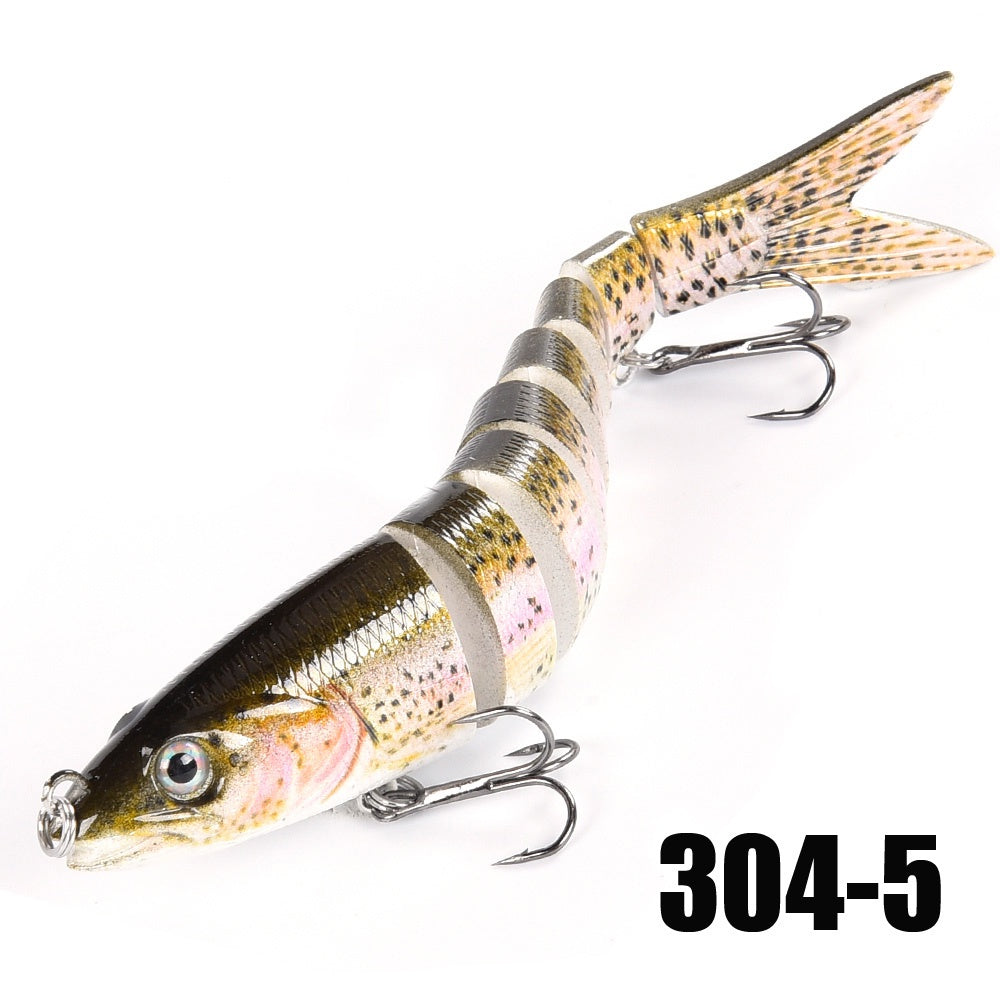Fishing Lures Multi Jointed Swimbait Crankbait Slow Sinking Bionic Artificial Bait Freshwater Saltwater Trout Bass Fishing Accessories 20g 0.7oz/13.5cm 5.31inch