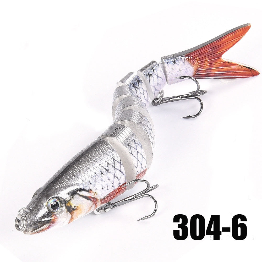 Fishing Lures Multi Jointed Swimbait Crankbait Slow Sinking Bionic Artificial Bait Freshwater Saltwater Trout Bass Fishing Accessories 20g 0.7oz/13.5cm 5.31inch