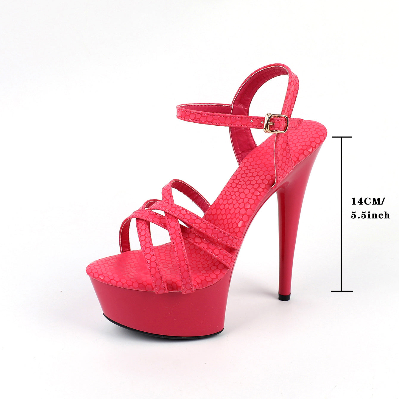 Women's Shoes Spring Clear Heels Sexy Sandals Slipper Shoe for Party Club 5.51inch Heel 1.57inch Platform LFD-B3497, Women Shoes