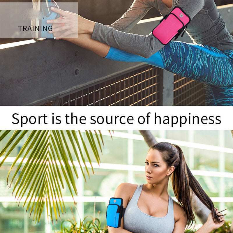 Waterproof Running Arm Bag - Water-Resistant Design with Spacious Compartment and Secure Strap for Men and Women - Perfect for Outdoor Sports and Fitness Activities like Running, Jogging, Cycling, and Hiking