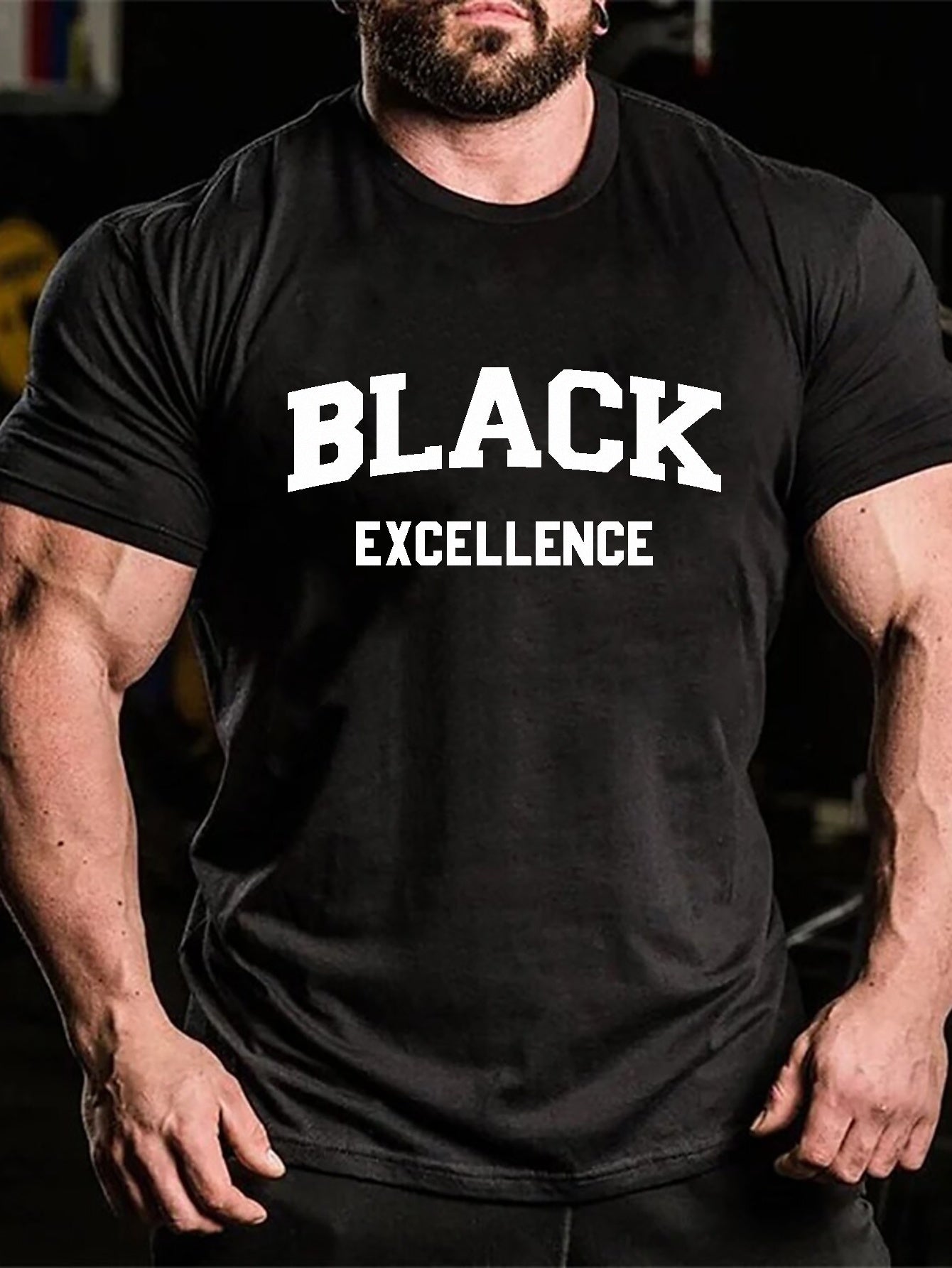 Plus Size Graphic Print T-Shirt for Men - Stylish Crew Neck, Medium Stretch Polyester, Geometric Pattern, Regular Fit, Trendy Chic Clothing for Big & Tall Guys, Best Sellers Gift for Summer