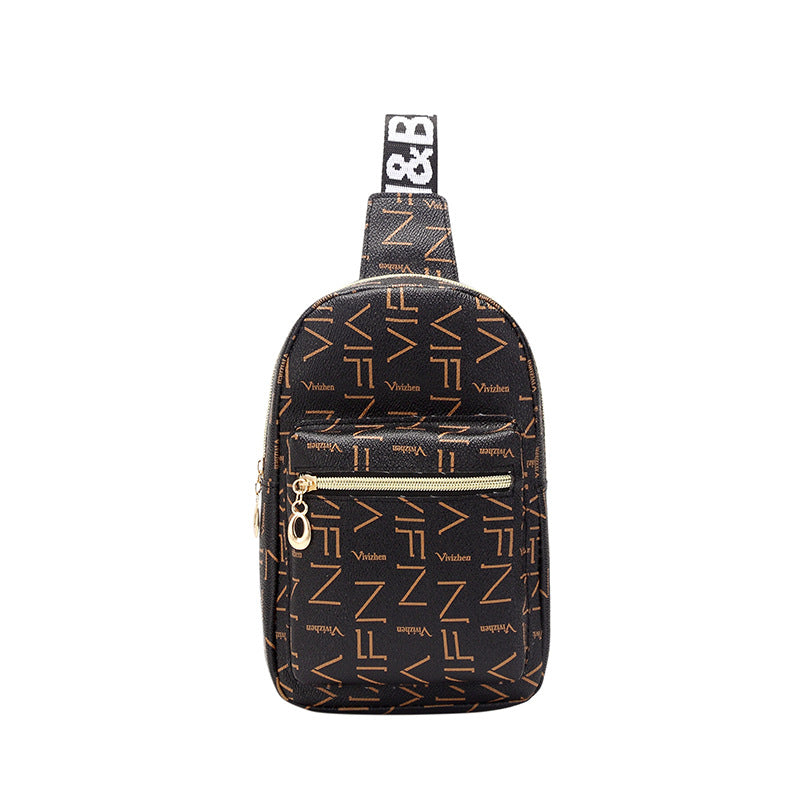 Large Capacity Fashion Casual Print Waist Bag - Spacious Chest Bag with Adjustable Straps for Daily Travel, Hiking, Outdoor Activities - Stylish and Practical Accessory for Men and Women