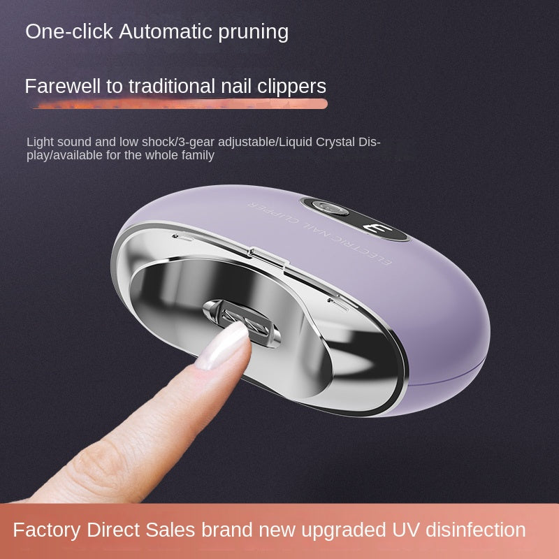 Electric Nail Clippers, Ultraviolet Disinfection, Students, Elderly, Adult Nail Clippers, Nail Clippers, Nail Polishing Tools