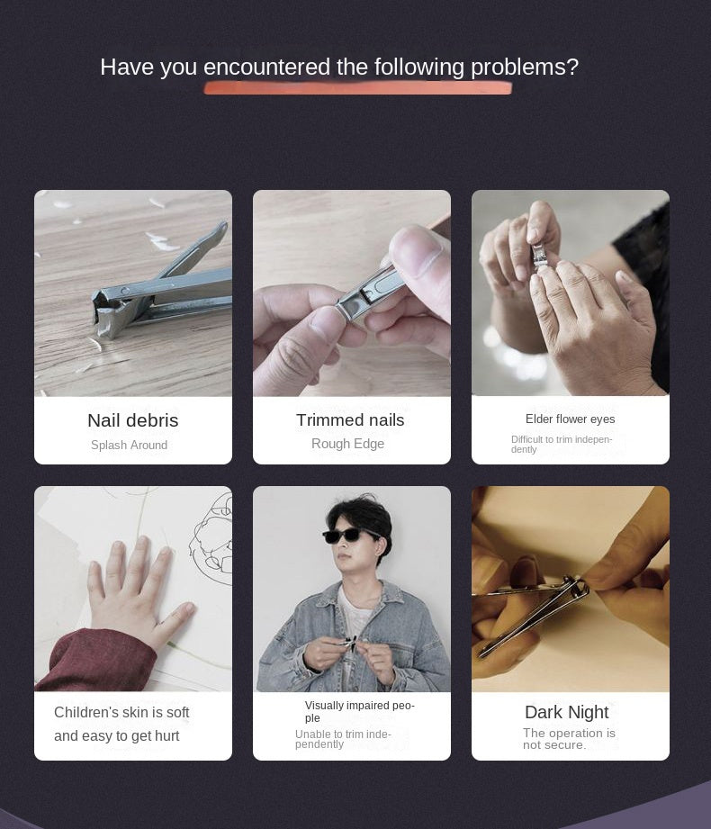 Electric Nail Clippers, Ultraviolet Disinfection, Students, Elderly, Adult Nail Clippers, Nail Clippers, Nail Polishing Tools