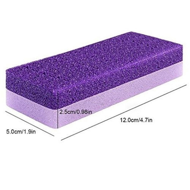 3pcs/1pc Reusable Foot Pumice Sponge Stones Foot Care Callus Exfoliate Hard Skin Remover Pedicure Scrubber Scrub Manicure Tools Pedicure Spa supplies