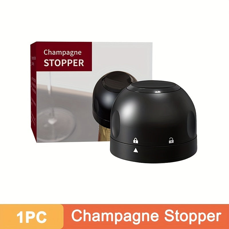 10x Leak-Proof Vacuum Wine Stoppers - Reusable Champagne Bottle Sealer Caps with Secure Lid, Durable Plastic for Wine & Champagne Preservation, Ideal for Home Bar, Kitchen, and Restaurant Use, Wine Bottle Sealer, Kitchen Esse