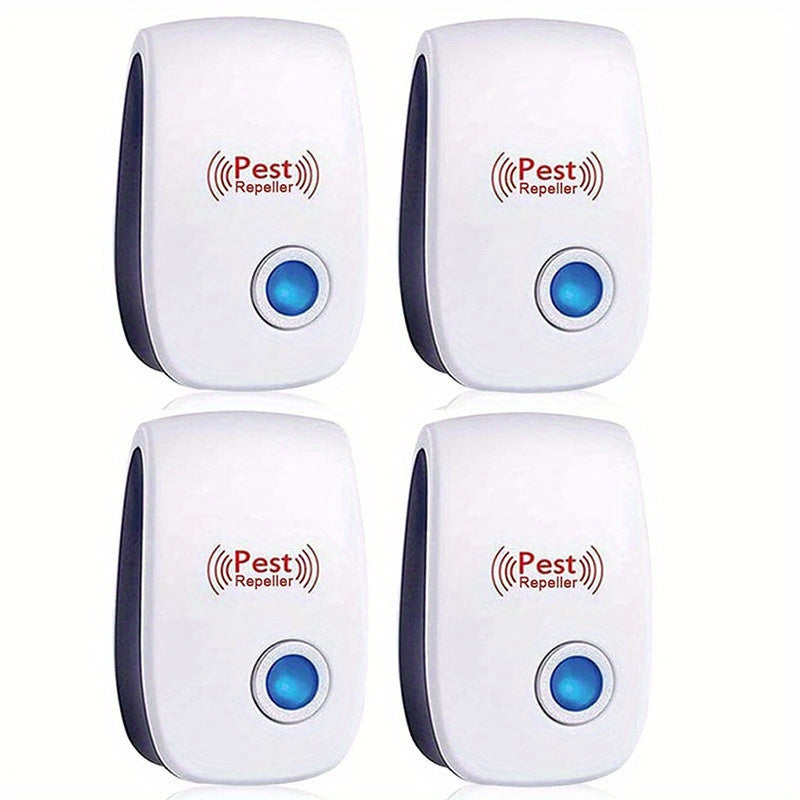 2pcs, Ultrasonic Pest Repeller - Effective Indoor Pest Control For Home, Kitchen, Office, Hotel, And Warehouse - Mosquito And Rat Repellent, Pest Control, Summer Essentials, Apartment Essentials, Household Gadgets