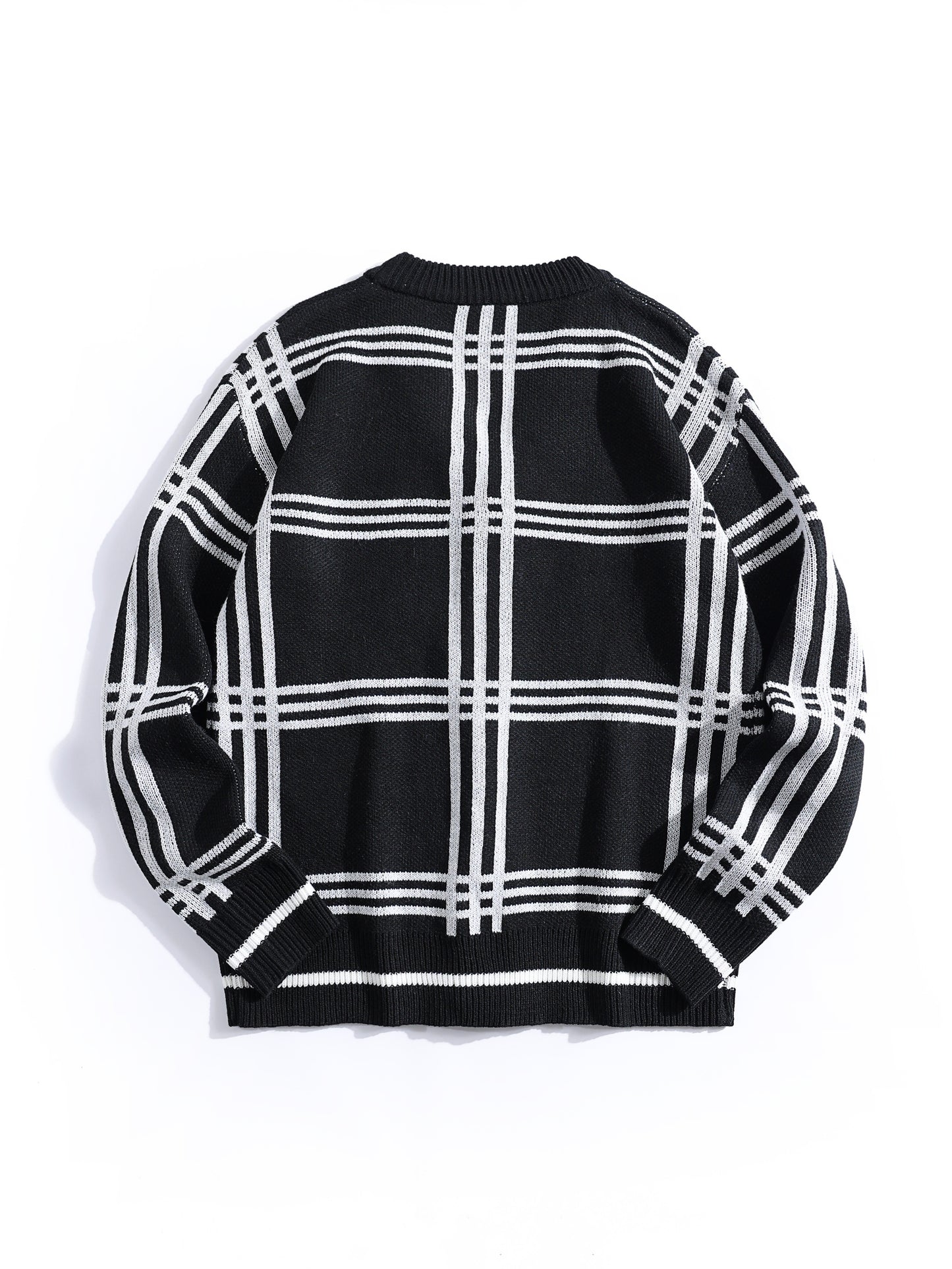 Mens Stylish Stripe Knit Cardigan - Comfortable Long Sleeve V Neck Top for Versatile Outdoor Wear - All-Season Fashionable Style