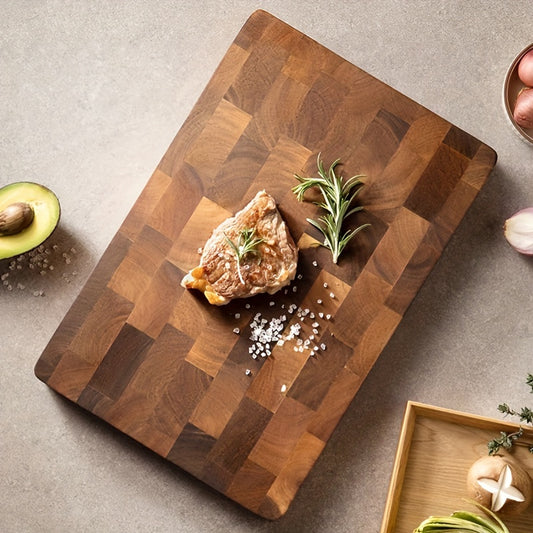 1/2pcs, Chopping Board, Wooden Cutting Board, Butcher Block, Cheese Charcuterie Board, Charcuterie Board for Meat, Cheese, Bread, Vegetables And Fruits, Cutting Board for Home Dormitory, Kitchen Gadgets, Gifts for Family