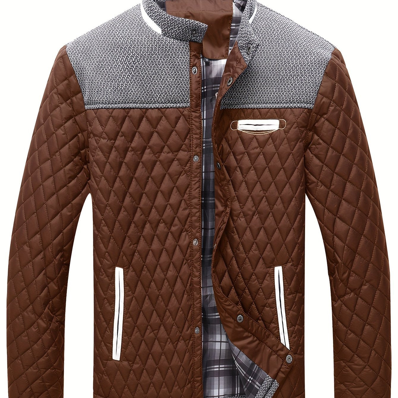 Men's Lightweight Warm Jacket, US Sizes