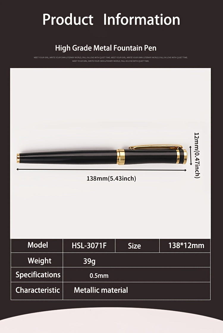1pc, 2023 New Arrival Men's And Women's Luxury Multicolor Optional Metal Pen Gift Promotional Products Expensive Steel Pen