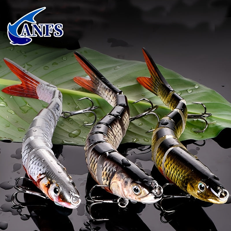 Fishing Lures Multi Jointed Swimbait Crankbait Slow Sinking Bionic Artificial Bait Freshwater Saltwater Trout Bass Fishing Accessories 20g 0.7oz/13.5cm 5.31inch