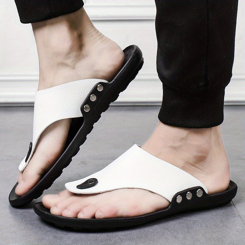 Simple Unisex Breathable Non-slip Slip On Sandals for Casual Summer Beach Outdoors for Men Women