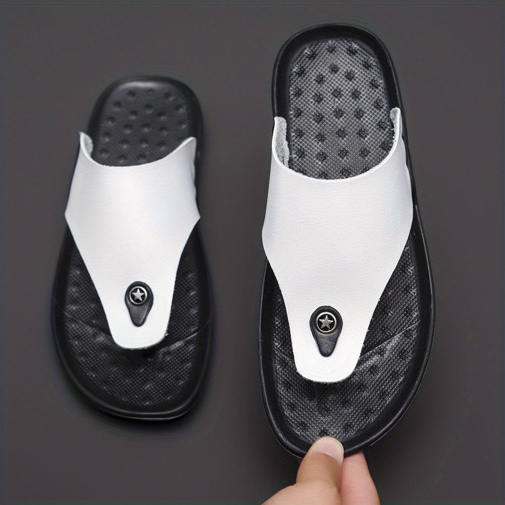 Simple Unisex Breathable Non-slip Slip On Sandals for Casual Summer Beach Outdoors for Men Women