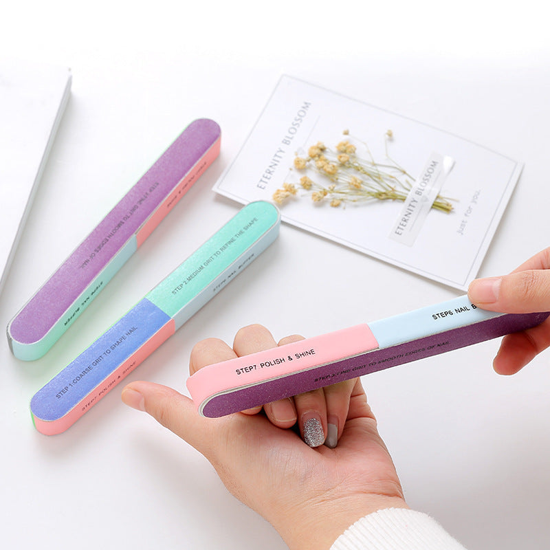 7 Sides Nail Cuticle Polish Strip Tool - Easy Manicure and Pedicure with Clean Cut