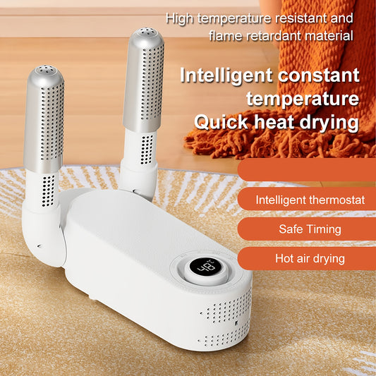 The Smart Shoe Dryer Is a Timed Device for Drying Shoes And Socks at Home Using Hot Air Circulation, Without Battery