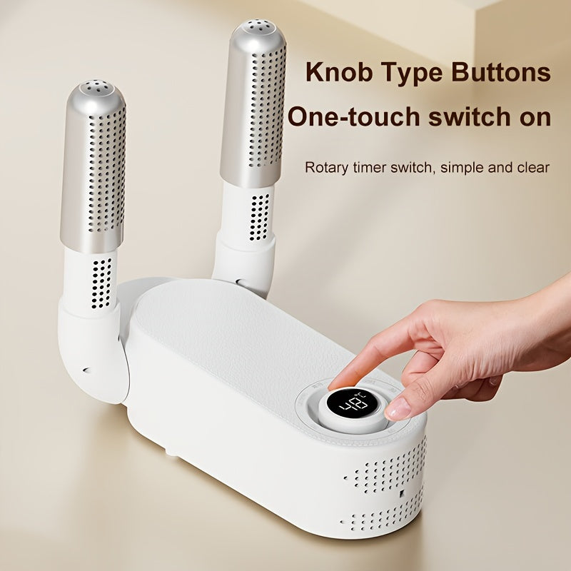 The Smart Shoe Dryer Is a Timed Device for Drying Shoes And Socks at Home Using Hot Air Circulation, Without Battery