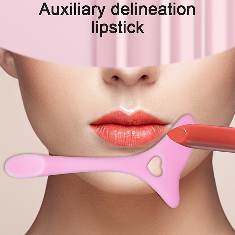 Silicone Wing Tips - Eyeliner Stencils, Mascara, Lipstick, Cream Mask Applicator Makeup Beauty Tool for Perfect Application