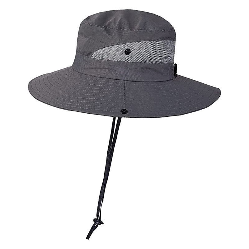 SUNYGOOG UPF Bucket Hat with Cooling Mesh & Ponytail Hole - Breathable Shield for Men & Women, Lightweight Wide Brim Outdoor for, Fishing, - Adjustable (Hand Wash/Dry Clean)