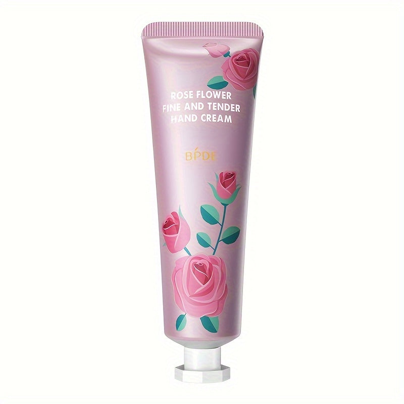Fruit and plant essence hand cream, suitable for hand care, moisturizing, refreshing, not greasy, small package, portable, suitable for both men and women in all seasons