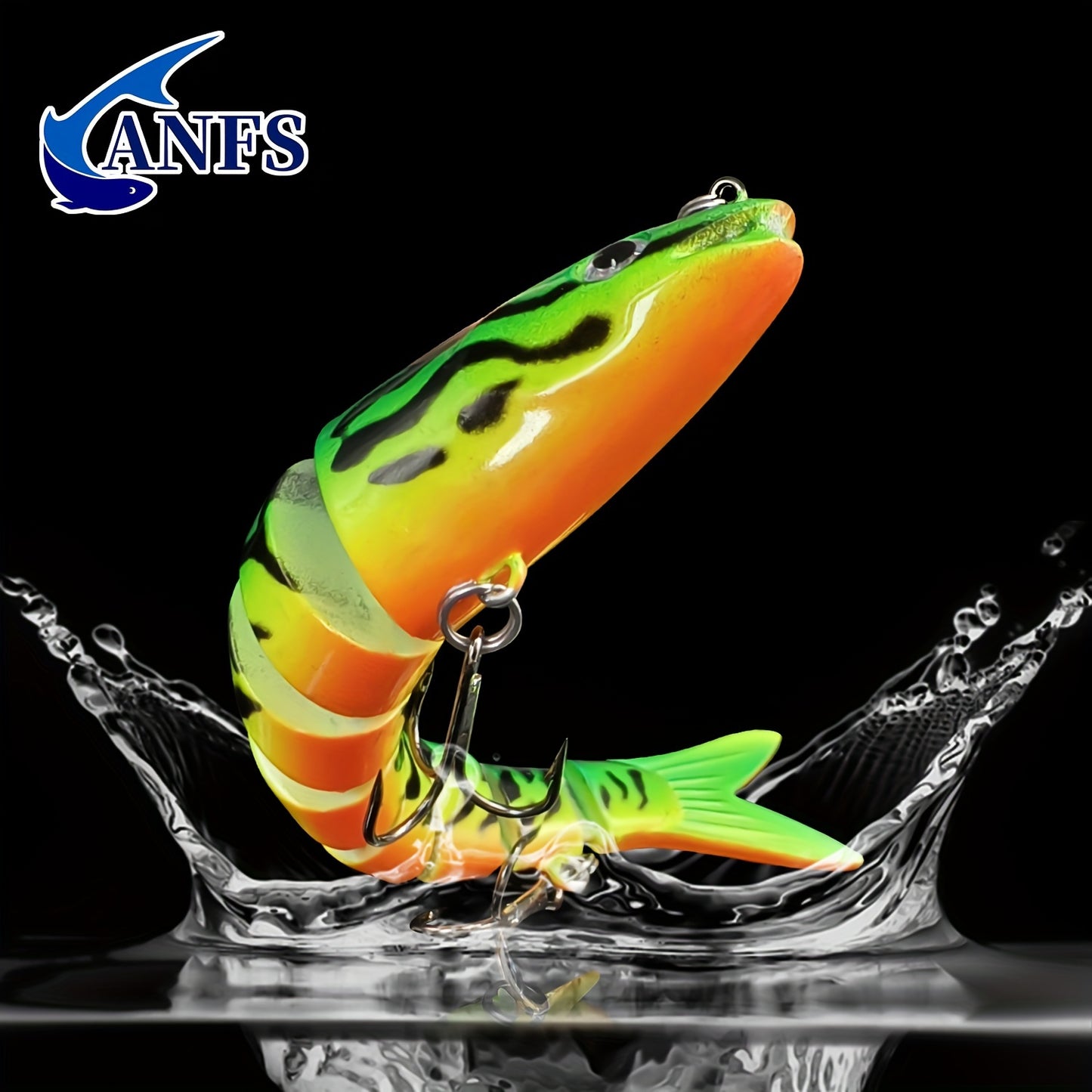 Fishing Lures Multi Jointed Swimbait Crankbait Slow Sinking Bionic Artificial Bait Freshwater Saltwater Trout Bass Fishing Accessories 20g 0.7oz/13.5cm 5.31inch